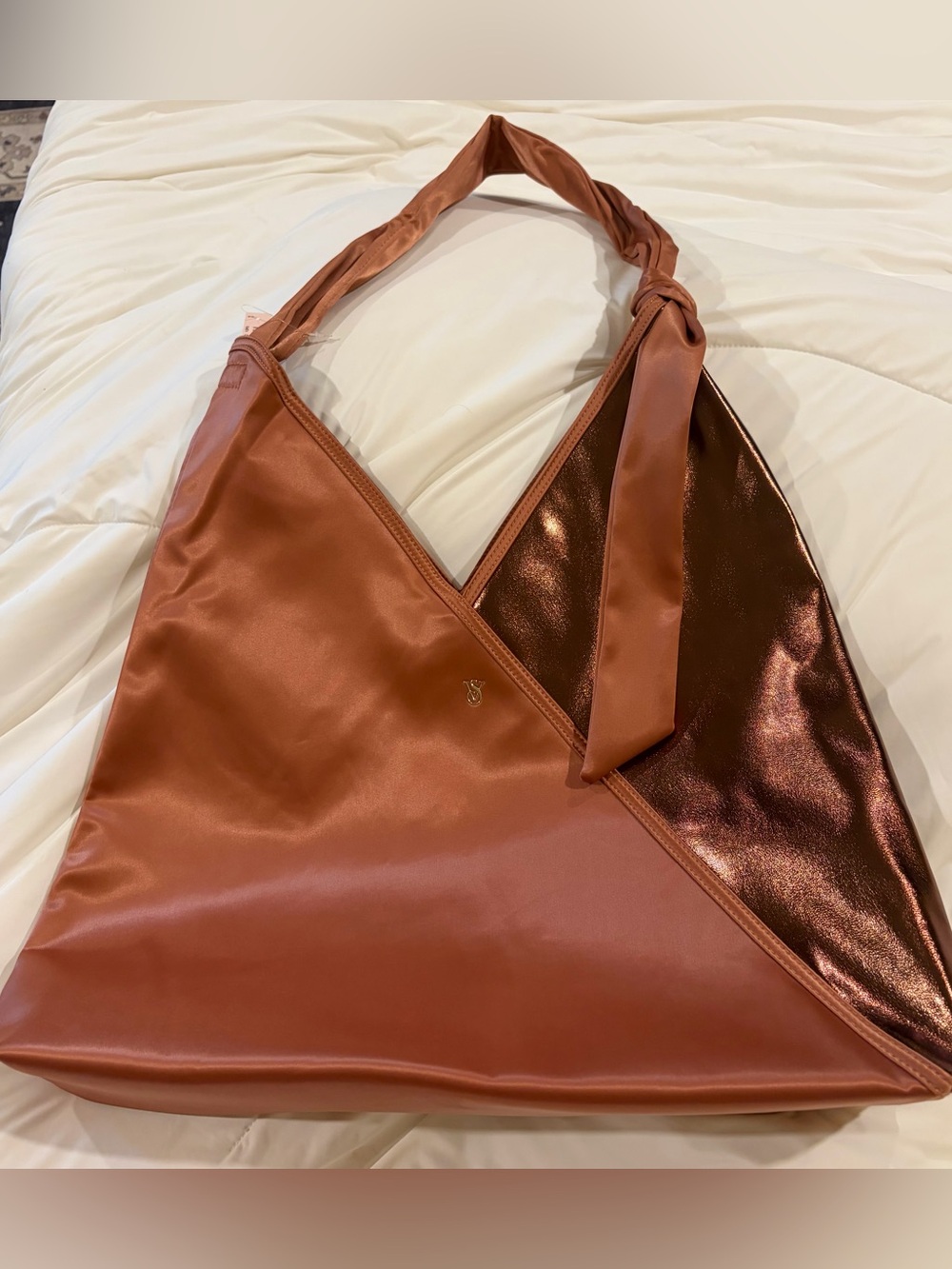 Victoria's Secret Bare Nectar Tote Bag Brown NWT